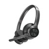 Elecom LBT-HSOH20BK Wireless Headset, Bluetooth / Wired, Noise Reduction Function,
