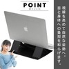 calm wish Laptop PC Stand Stand Blue Thin Lightweight Angle