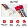RED WOLF Stereo Wiring Harness Pre-Installed Wire Connectors Compatible with