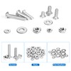 720Pcs Machine Screw Assortment Kit, #10-24#8-32#6-32#4-40 Phillips Pan Head Assorted