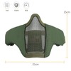 OneTigris Mesh Face Guard Half Mask Anti Fog Airsoft Game