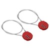 PATIKIL Combination Lock 20 Inch, 2 Pcs 3 Digit Outdoor