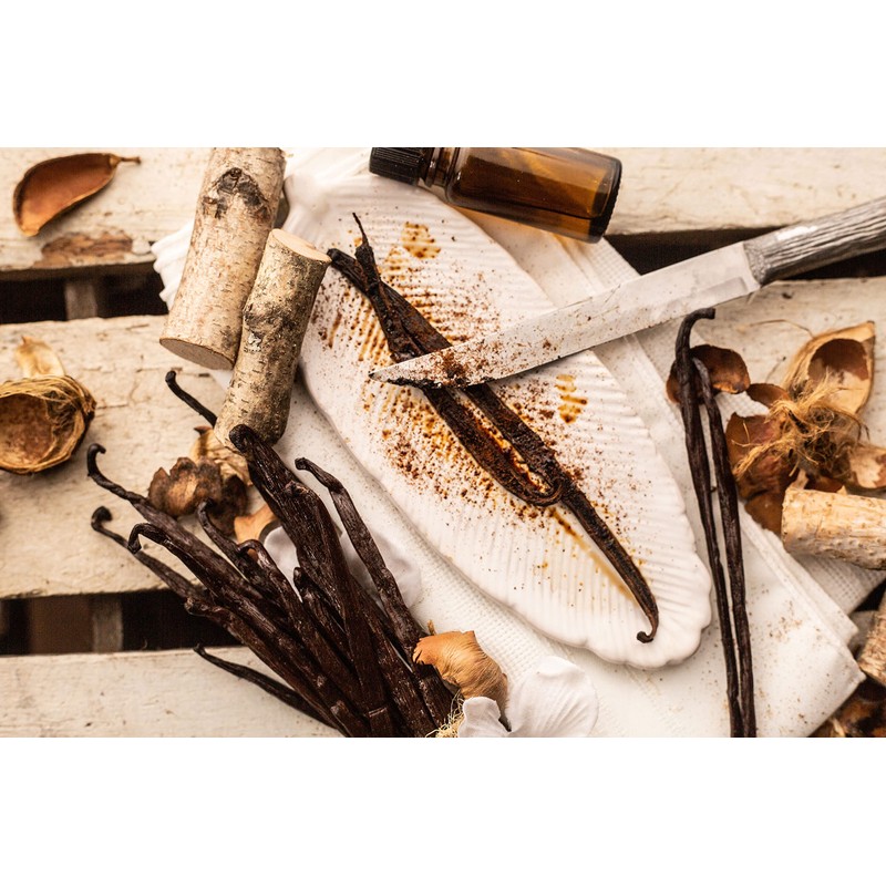 25 Organic Madagascar Vanilla Beans - Whole Extract Grade B