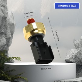 Rebvugr Engine Oil Pressure Sensor Sender Switch, Replaces OEM #5149064AA 5149062AA 56028807AB Oil Pressure Sending Unit Socket, Transmission Oil Pressure Switch Fit for Dodge, Jeep, Chrysler, Ram
