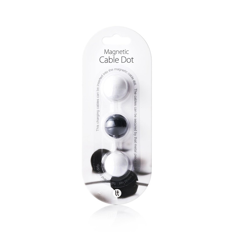 Lead Trend Magnetic Cable Dot White / Black