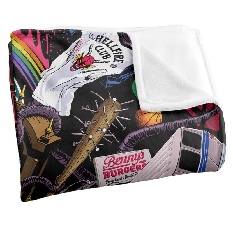 Stranger Things Stranger Things Day Icons Coperta super morbida al
