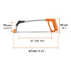 Arco Profesional Tubular Para Segueta 12', Truper, 10234