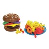 Play-Doh Kitchen Creations Burger and Fries Set with 8 Non-Toxic