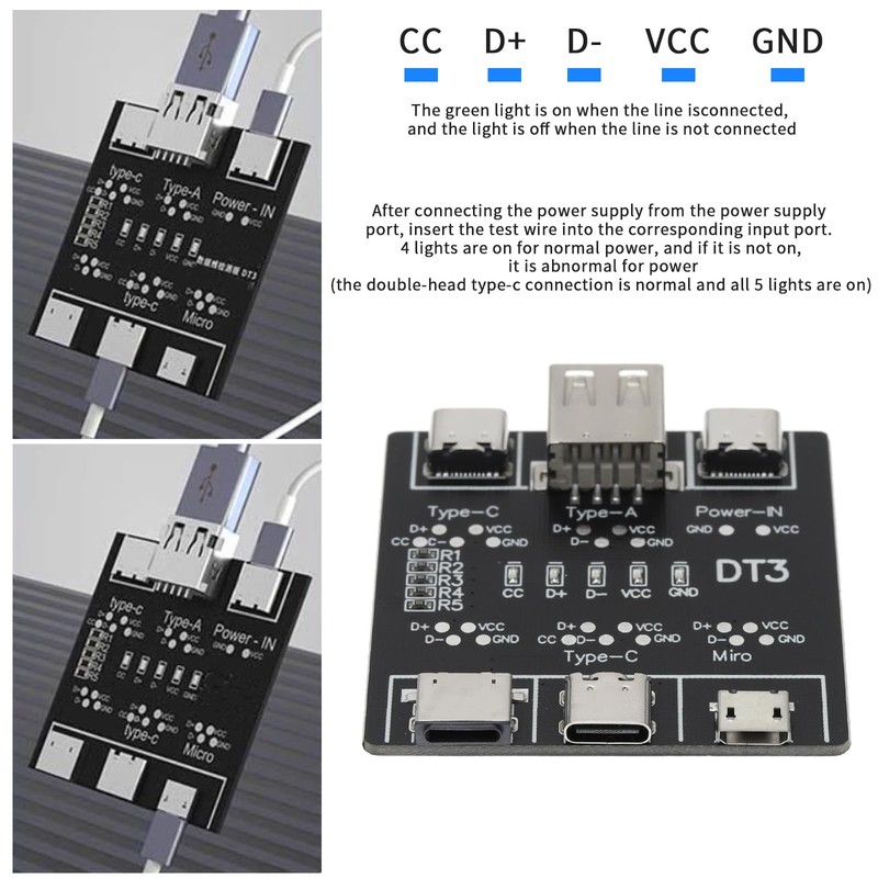 SING F LTD USB Data Cable Tester PCB USB Data