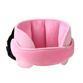 Correa de apoyo para la cabeza del asiento de coche, alivio del cuello del asiento de coche, asiento de coche ajustable para niños, soporte de cabeza de bebé y bebé (rosa)