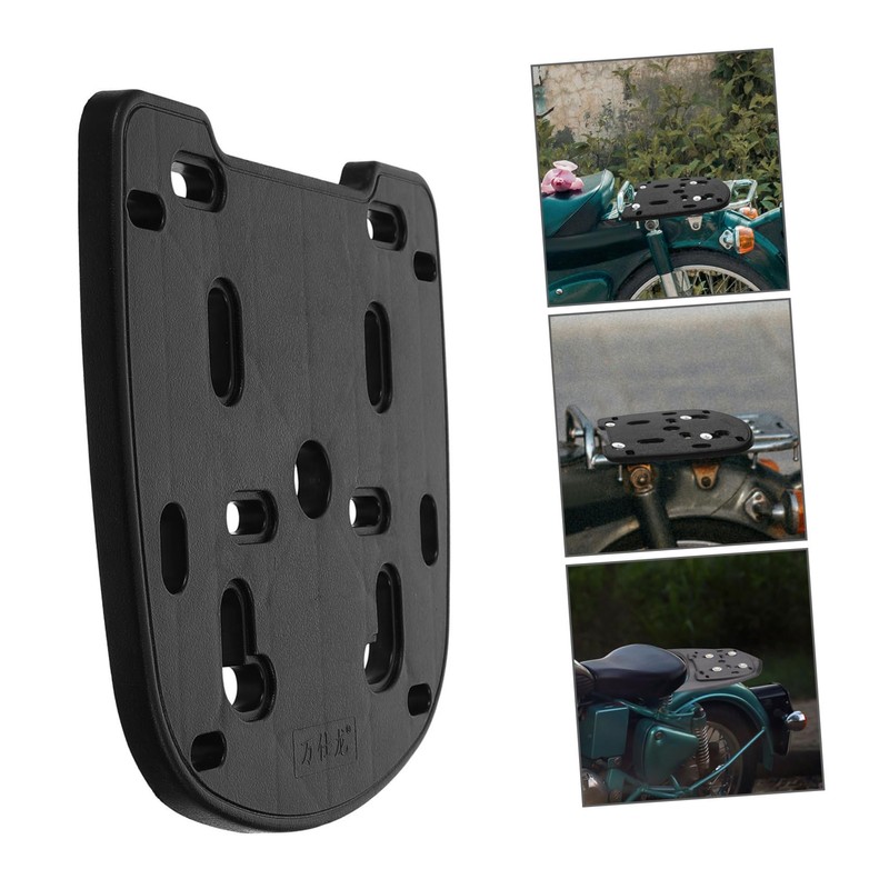 CHILDWEET 1set Motorcycle Rear Luggage Rack Mounting Plate Adapter with