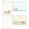 Sunstar Stationery Atsume Animal Crossing Memo A6 Pink S2838176