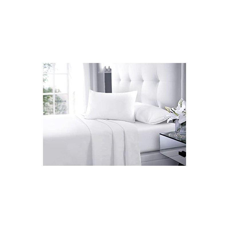 Fitted Bed Sheet With FREE MATCHING 2 X PILLOW CASES