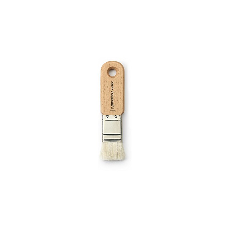Xiem Tools Handcrafted Short Cut Glaze Brush for Pottery and