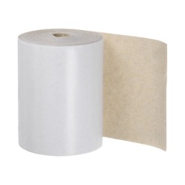 HARFINGTON Linen Repair Patches 3"x118" Self-Adhesive Fine Linen Couch Fabric Patches Tape for Furniture Upholstery Sofa Clothing, Beige