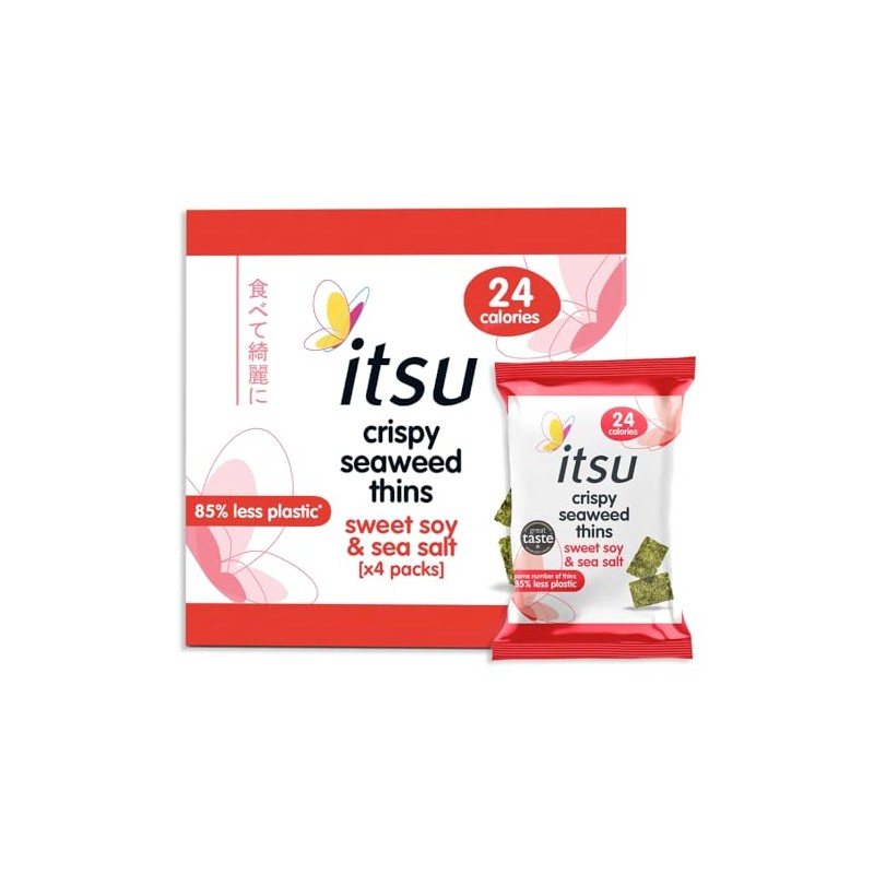 itsu Crispy Seaweed Thins Sweet Soy & Sea Salt 4