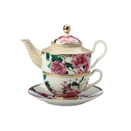 Maxwell & Williams Teas & C's Silk Road Tea for One With Infuser 380ML White Gift Boxed