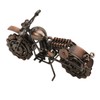Motorcycle Toy Model Metallic Antique Texture Sturdy Smoothing Durable Metal
