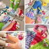 WanLann Coral Velvet Three-Dimensional Quirky Socks Plush Monster Socks Ugly