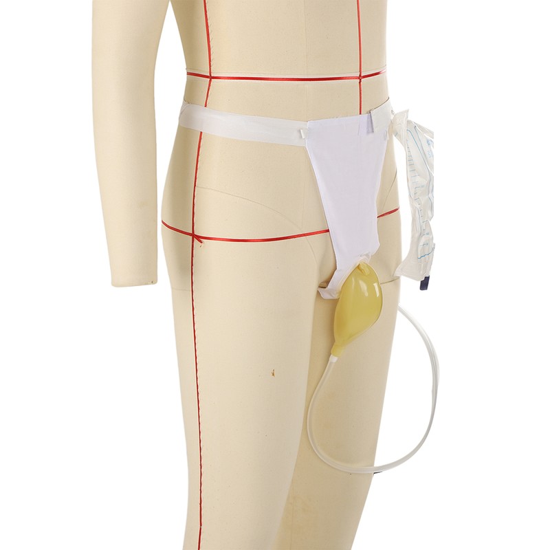 Urine Collector Bag 1000ml Reusable Skin Friendly Silicone Urine Drainage
