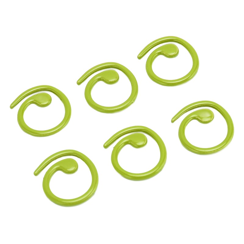 50PCS Metal Stitch Markers Spiral Markers Multifunctional Crochet Locking Hooks