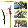 TGrasol 30 FT Manual Pole Saw for Tree Trimming, Extendable
