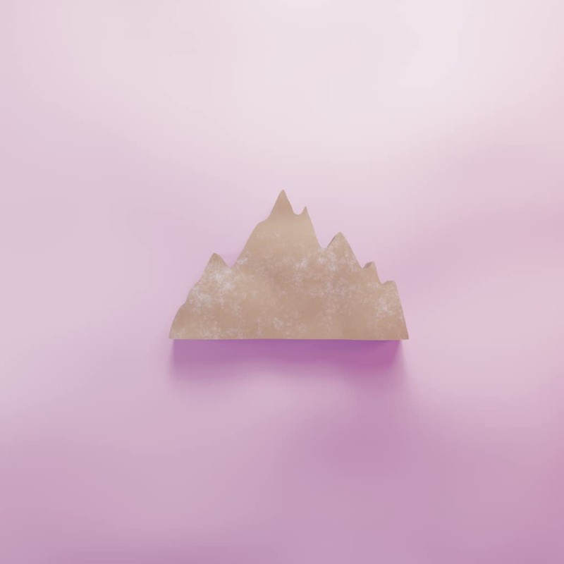 Mountain Range Cookie Cutter