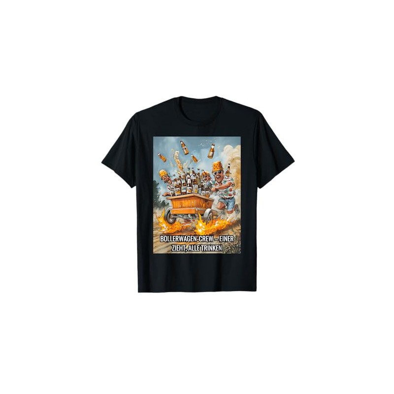 Handcart Crew One Pulls All Drinking T-Shirt