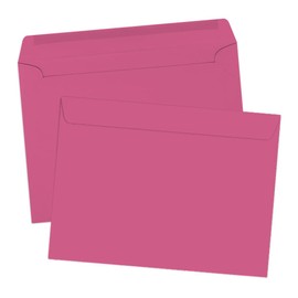 9 x 12 Booklet Envelopes - Magenta Pink (50 Qty.) by LUXPaper