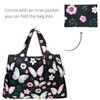 allydrew Large & Small Foldable Tote Nylon Reusable Grocery Bags,