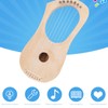 Lyre Harp 7 String DIY Kit, 7 Metal Strings, Lyre