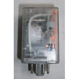 SQUARE D BY SCHNEIDER ELECTRIC - 8501KP12V20 - POWER RELAY, DPDT, 120VAC, 10A, PLUG IN