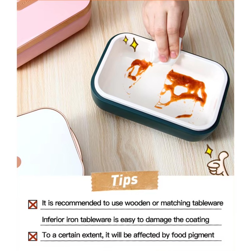 Go Box Heating Lunch Box with Ceramic Interior, Electric Food