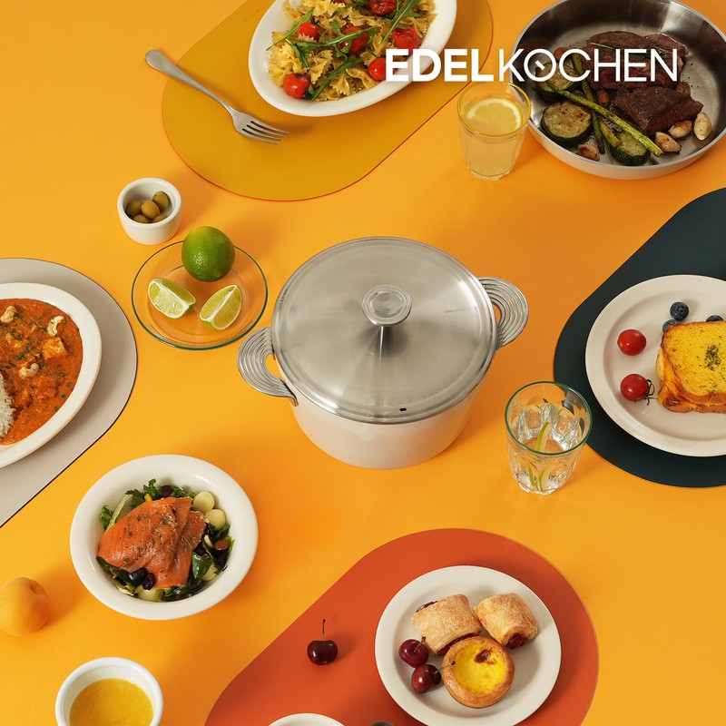 Edelcochen Bola Collection table mat 2-piece set (green + yellow),