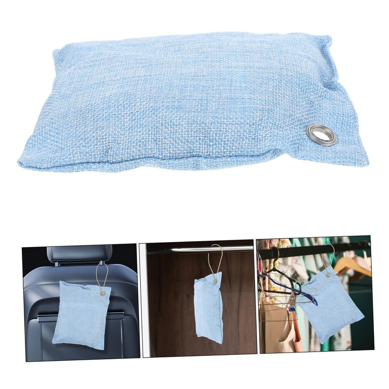 Healeved 4pcs Bamboo Charcoal Bags Activated Charcoal Purifying Bags for