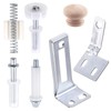 Wokape 7Pcs Bifold Door Hardware Repair Kit, Bifold Sliding Closet