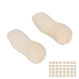 100pcs Pencil Eraser Peanut Shape Flavor Pattern Correction Eraser Learning Tools for Kids Student Bulk Erasers for Art School and Office Use Classroom Set Pencil Erasers
