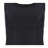 Aquarti Women's Swimming Costume with Leg Closed Back, Black /