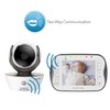 Motorola WiFi 3.5 Inch Video Baby Monitor Connect, Silver, Two