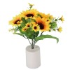 Sunflower Lamp Artificial LED Night Light Flower Table Lamp Battery