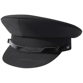 Black Chauffeur Style hat - Size 60cm