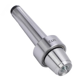 MT2 Live Tailstock Center Cup and Point Tip, Lathe Live Center Cup with Ball Bearing Stainless Steel Lathe Live Center Cup for Woodworking Metalworking No Tailstock Lathe