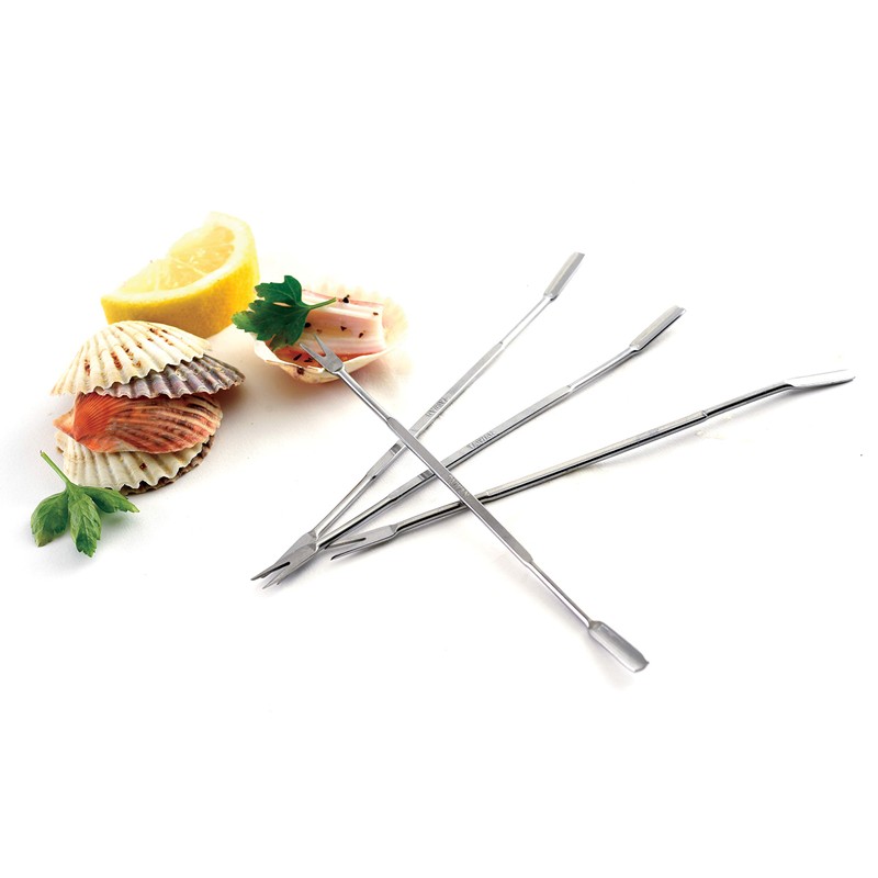 Norpro Stainless Steel Seafood Forks 6.75" | 4-Count per Pack