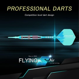 Lavishio Soft Tip Darts Sets - Soft Tip Darts for Electronic Dartboard Plastic Tip Darts Set with Aluminum Shafts + Extra 3 Dart Flights 3 Replace Plastic Shafts (Blue)