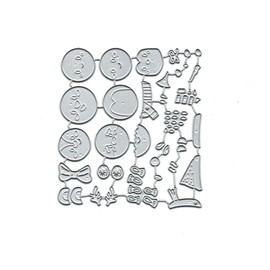 Christmas Ornaments Balls Metal Cutting Die Cuts, Christmas Ornaments Balls Embossing Stencils DIY Crafts Cards Cutting Dies Cuts for DIY Embossing Card Making Photo Decorative Paper Dies Scrapbooking