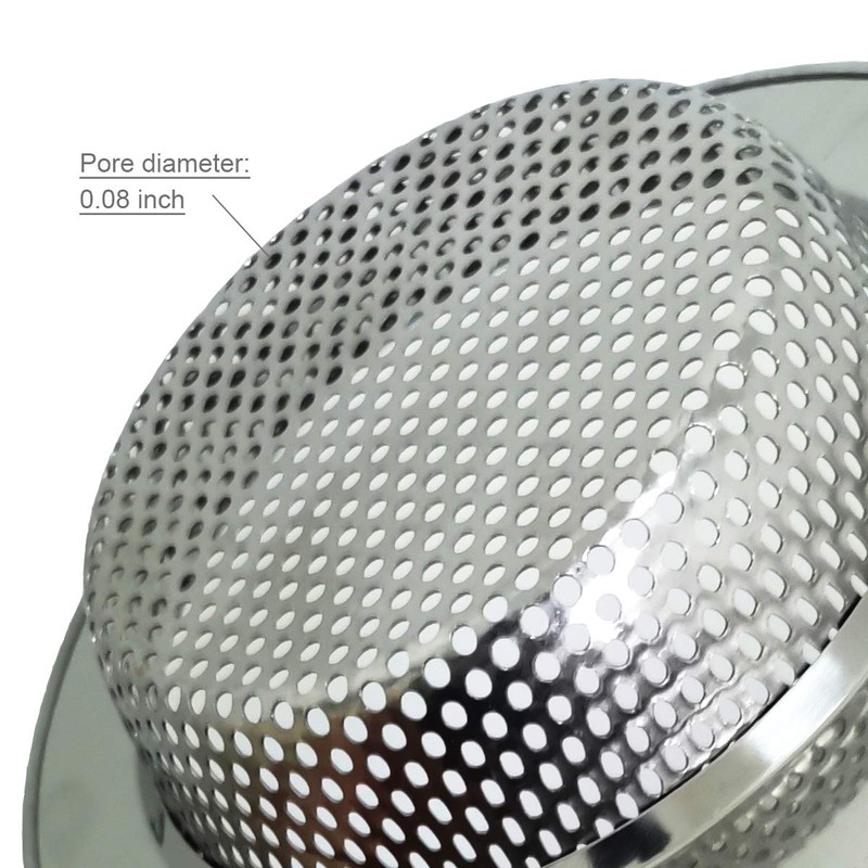 Seatery 2PCS Kitchen Sink Strainers, Sink Drain Filter, Sink Basket