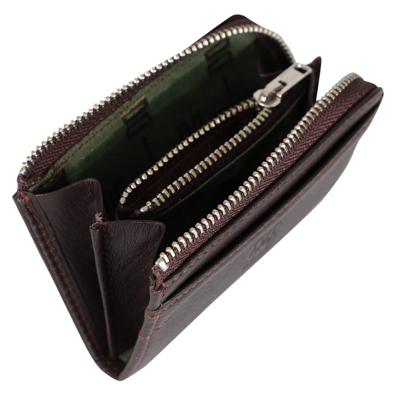 DAKS COIN CASE DP20760 Men's L-shaped Zipper, Wallet, Coin Purse,