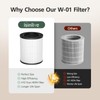 W-01 Replacement Filter Compatible with DBFIT W-01 Air Purifi-er Air