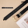 LEACOOLKEY Women's Fashion Leather Belt Ladies Casual Formal Waist Belts