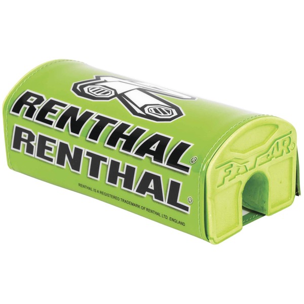 Renthal P330 Limited Edition Fatbar Pads Off-Road Motorcycle Accessories - Green/One Size